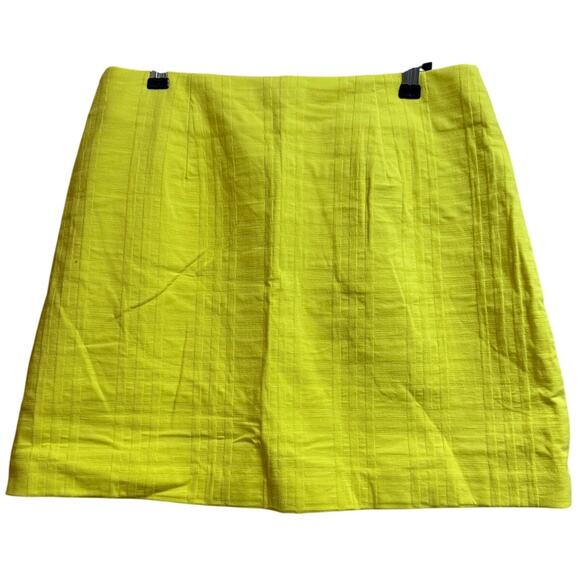 Trina Turk Bright Yellow Camden Skirt - Pencil - Mini - Size 8 - NWT - $228 MSRP - Picture 7 of 7